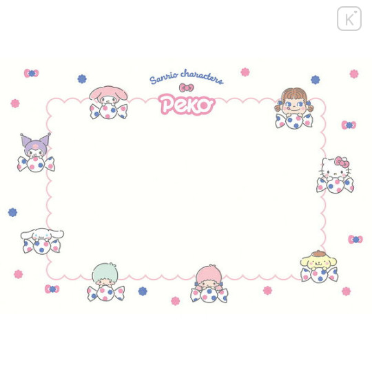 Japan Peko × Sanrio Letter Set - D - 2