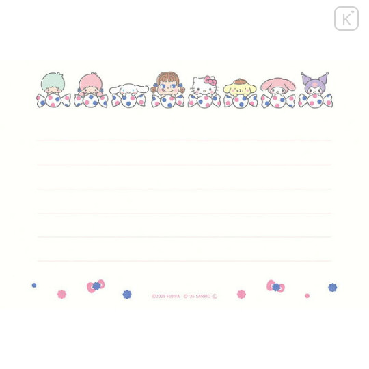 Japan Peko × Sanrio Letter Set - D - 3