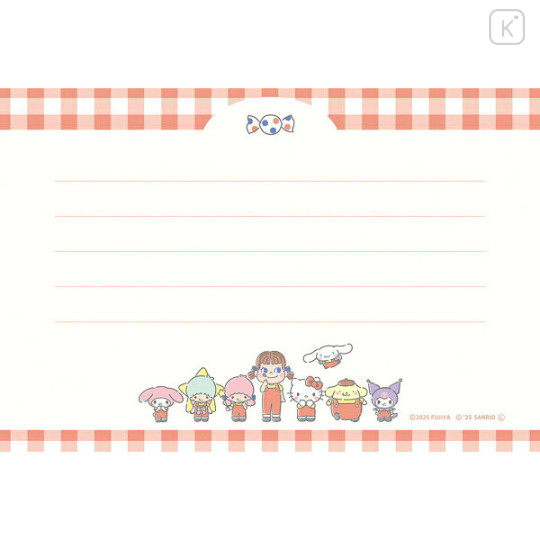 Japan Peko × Sanrio Letter Set - C - 3
