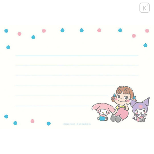 Japan Peko × Sanrio Letter Set - Kuromi & My Melody & Peko-chan : B - 3