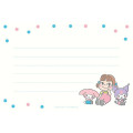Japan Peko × Sanrio Letter Set - Kuromi & My Melody & Peko-chan : B - 3