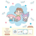 Japan Peko × Sanrio Memo Pad - Kuromi & My Melody & Peko-chan : B - 1