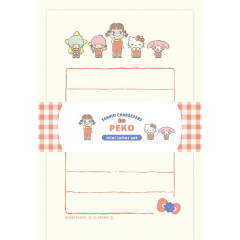 Japan Peko × Sanrio Mini Letter Set - Characters