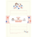 Japan Peko × Sanrio Mini Letter Set - Hello Kitty & Peko-chan : A - 1