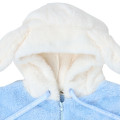 Japan Sanrio Original Zip Up Fleece Hoodie - Cinnamoroll - 2