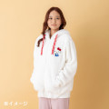 Japan Sanrio Original Zip Up Fleece Hoodie - Cinnamoroll - 4