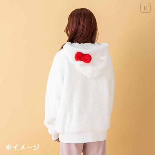 Japan Sanrio Original Zip Up Fleece Hoodie - Pochacco - 5