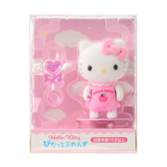 Japan Sanrio Original Flocked Doll - Hello Kitty : Pitatto Friends Mini Angel