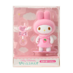 Japan Sanrio Original Flocked Doll - My Melody : Pitatto Friends Mini Angel