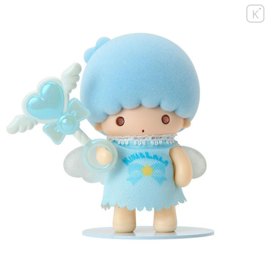 Japan Sanrio Original Flocked Doll - Little Twin Stars Kiki : Pitatto Friends Mini Angel - 5