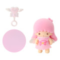 Japan Sanrio Original Flocked Doll - Little Twin Stars Lala : Pitatto Friends Mini Angel - 2