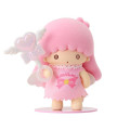 Japan Sanrio Original Flocked Doll - Little Twin Stars Lala : Pitatto Friends Mini Angel - 5
