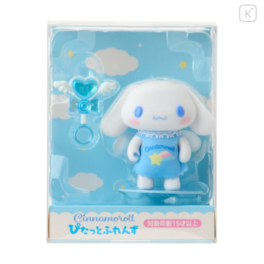 Japan Sanrio Original Flocked Doll - Cinnamoroll : Pitatto Friends Mini Angel - 1