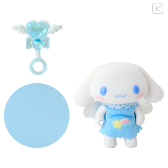 Japan Sanrio Original Flocked Doll - Cinnamoroll : Pitatto Friends Mini Angel - 2