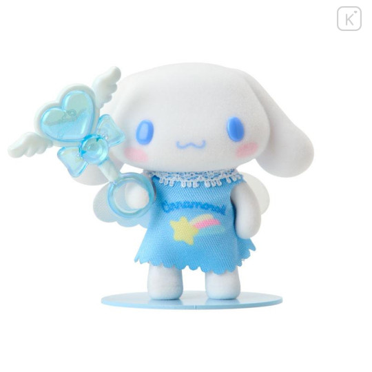 Japan Sanrio Original Flocked Doll - Cinnamoroll : Pitatto Friends Mini Angel - 5