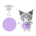 Japan Sanrio Original Flocked Doll - Kuromi : Pitatto Friends Mini Angel - 2