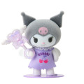 Japan Sanrio Original Flocked Doll - Kuromi : Pitatto Friends Mini Angel - 5