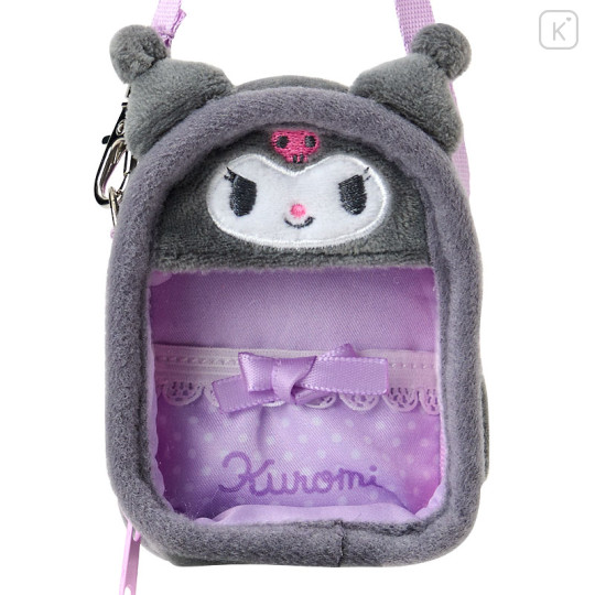 Japan Sanrio Original Doll Case - Kuromi : Pitatto Friends Mini - 2
