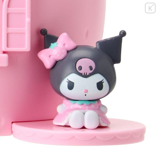 Japan Sanrio Original Piggy Bank - Kuromi : Strawberry - 5