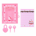 Japan Sanrio Lockable Case & Memo Set - Hello Kitty : Whipped Decoration - 2
