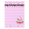 Japan Sanrio Lockable Case & Memo Set - Hello Kitty : Whipped Decoration - 4