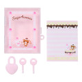 Japan Sanrio Lockable Case & Memo Set - Sugarbunnies : Whipped Decoration - 2