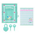 Japan Sanrio Lockable Case & Memo Set - Usahana : Whipped Decoration - 2