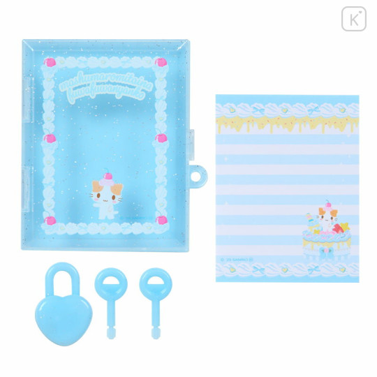 Japan Sanrio Lockable Case & Memo Set - Masyumaro : Whipped Decoration - 2
