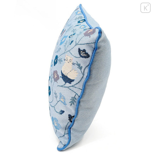 Japan Ghibli Embroidery Cushion - Kiki's Delivery Service : Jiji Blue - 2