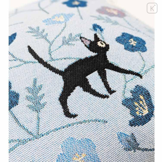 Japan Ghibli Embroidery Cushion - Kiki's Delivery Service : Jiji Blue - 4