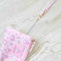 Japan Sanrio Mini Pouch & Pass Case Card Holder with Reel - My Melody : Fav Hobby - 4