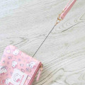 Japan Sanrio Mini Pouch & Pass Case Card Holder with Reel - Hello Kitty : Fav Hobby - 4