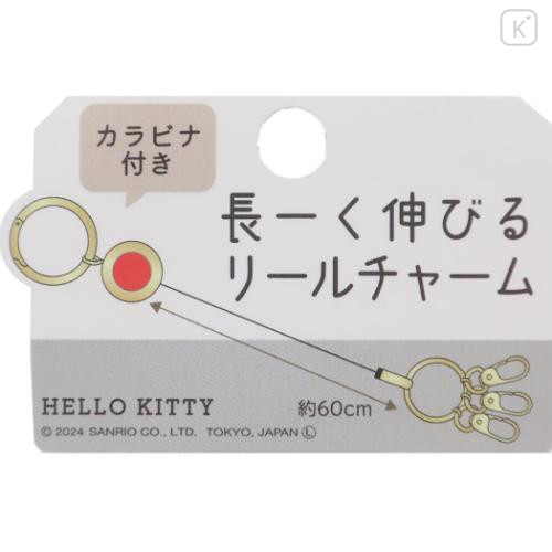 Japan Sanrio Mascot Reel Keychain - My Melody : Sitting - 5