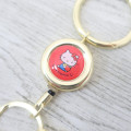 Japan Sanrio Retractable Reel Keychain - Hello Kitty : Sitting - 3