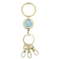 Japan Sanrio Retractable Reel Keychain - Cinnamoroll : Sitting - 1