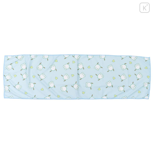 Japan Sanrio Cool Towel - Pochacco : Blue All Over Pattern - 2