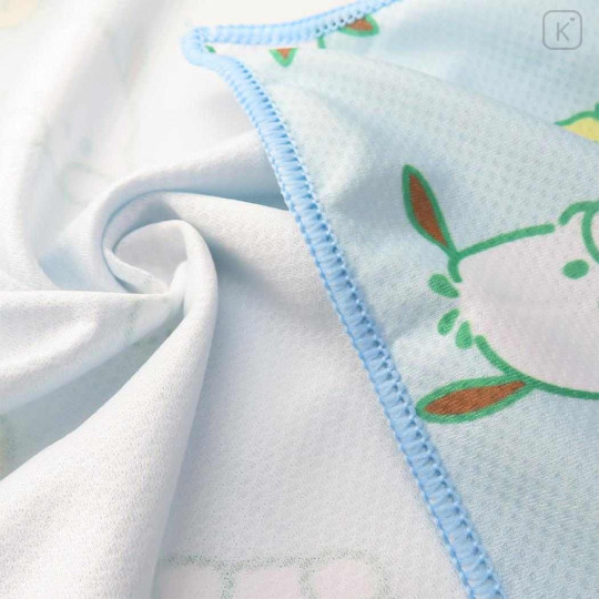 Japan Sanrio Cool Towel - Pochacco : Blue All Over Pattern - 3