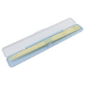 Japan Sanrio Chopsticks 18cm with Case - Pochacco : Relax White Blue - 2