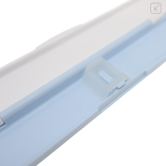 Japan Sanrio Chopsticks 18cm with Case - Pochacco : Relax White Blue - 3