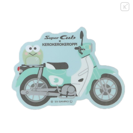 Japan Sanrio Vinyl Sticker - Keroppi : Hapidanbui Boys Super Cub Motorcycle - 1