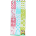 Japan Sanrio Jacquard Face Towel - Keroppi : Friends Colorful - 1