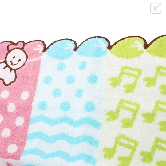 Japan Sanrio Jacquard Face Towel - Keroppi : Friends Colorful - 2