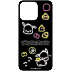 Japan Sanrio Lenticular Phone Case Insert For Clear iPhone Case - Pochacco : Black Neon