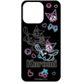 Japan Sanrio Lenticular Phone Case Insert For Clear iPhone Case - Kuromi : Black Neon - 1