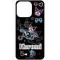 Japan Sanrio Lenticular Phone Case Insert For Clear iPhone 15 / 14 / 13 Case - Kuromi : Black Neon - 2
