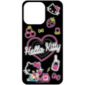 Japan Sanrio Lenticular Phone Case Insert For Clear iPhone Case - Hello Kitty : Black Neon - 3