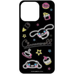 Japan Sanrio Lenticular Phone Case Insert For Clear iPhone Case - Cinnamoroll : Black Neon