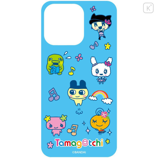Japan Tamagotchi Lenticular Phone Case Insert For Clear iPhone 15 / 14 / 13 Case - Characters Blue - 2