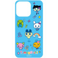 Japan Tamagotchi Lenticular Phone Case Insert For Clear iPhone 15 / 14 / 13 Case - Characters Blue - 2