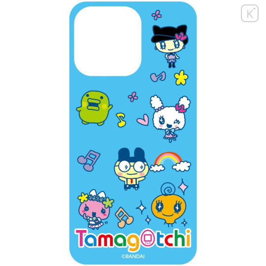 Japan Tamagotchi Lenticular Phone Case Insert For Clear iPhone Case - Characters Blue - 3